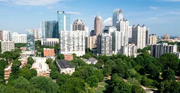 Atlanta skyline.