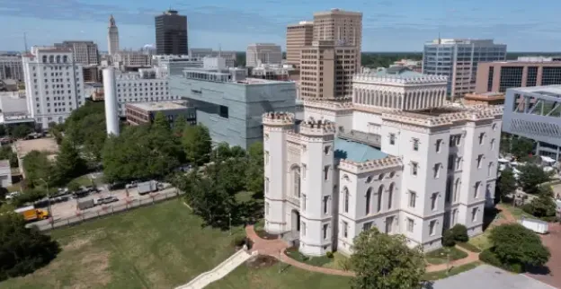 The Baton Rouge, LA, skyline.