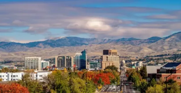 The Boise, ID, skyline.
