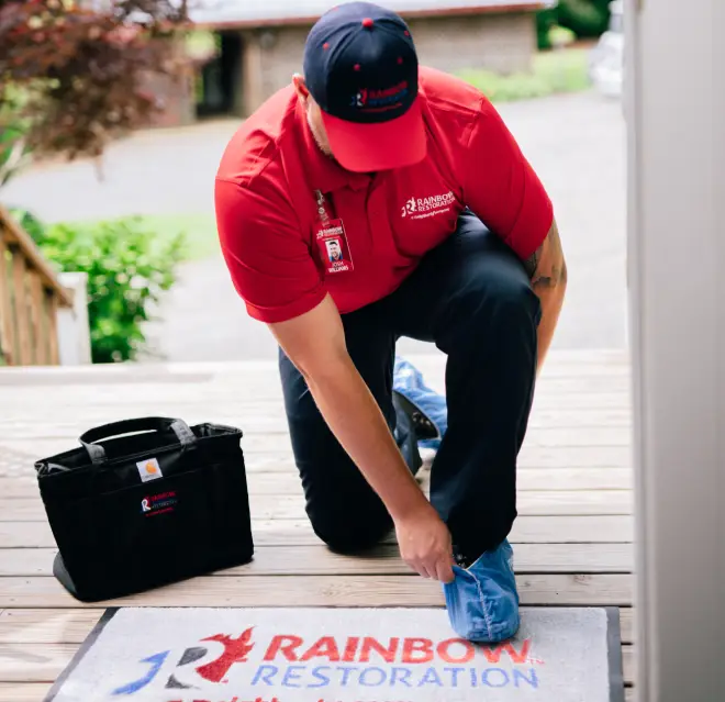 RBW professional getting ready for the service.