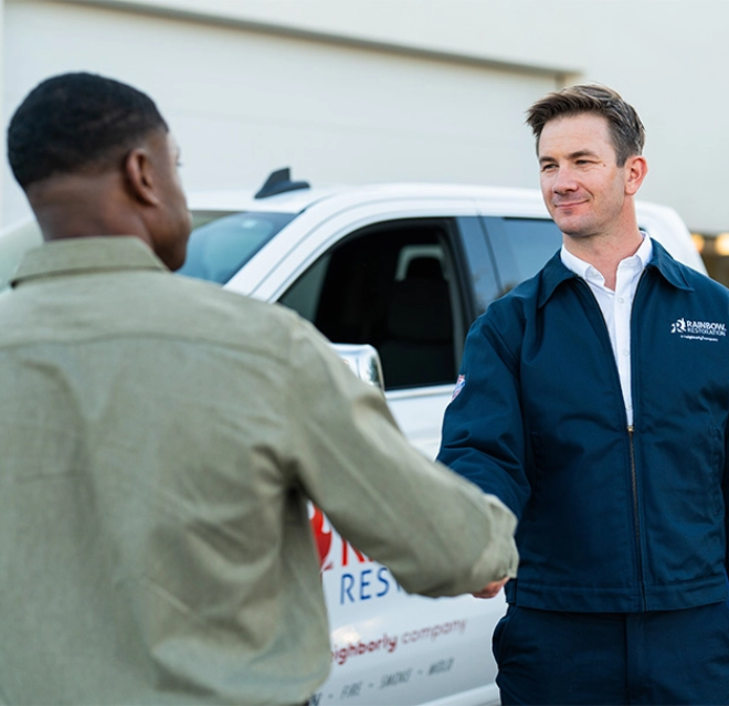 Rainbow Restoration’s emergency response property restoration services.