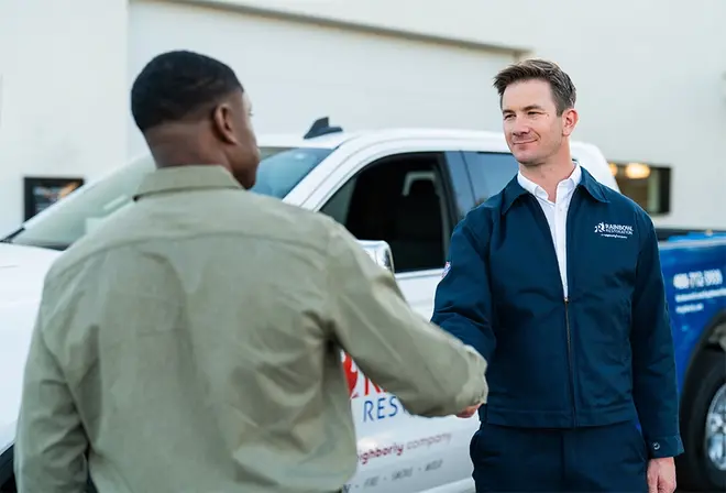 Rainbow Restoration’s emergency response property restoration services.