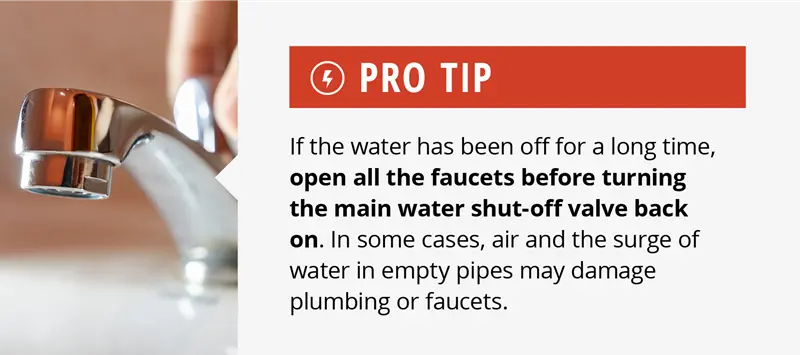 Faucets Open Pro Tip