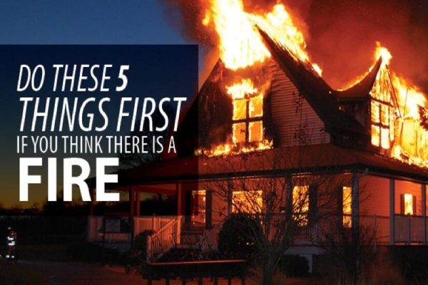 Do These 5 Things First If You Think There Is a Fire blog banner