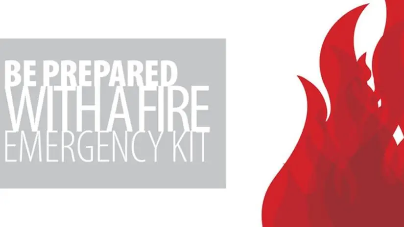 Emergency fire kit blog banner image.
