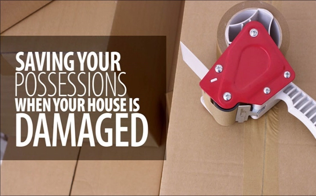 Saving Your Possessions When Your Home is Damaged blog banner